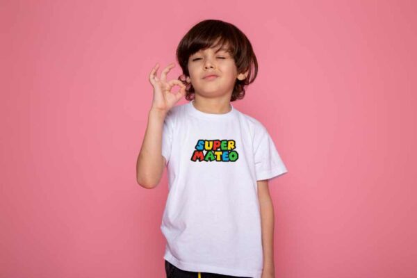 CAMISETA NIÑ@ "SUPER NOMBRE".