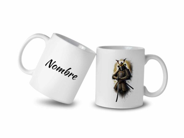 TAZA SAMURAI PERSONALIZADA CON EL NOMBRE