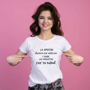CAMISETA CON FRASE DIVERTIDA MODELO 01