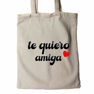 TOTE BAG CON FRASE DIVERTIDA MODELO 02